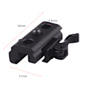 Miniatyrbild 2 av 5: Jaktadapter Fit 20mm Picatinny Weaver Rail Shooting Sling Swivels Stud Tool Connection Fixture Adapter