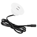 Pikkukuva 5 / 8: Kaksinkertainen USB2.0-latauspistorasia puhelimen laturiin sähköiseen nojatuolisohvaan kodin huonekaluihin, osat, valkoinen EU-pistoke 100-240 V