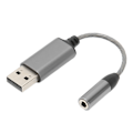 Pikkukuva 2 / 8: USB-sovitin 2 in 1 Laaja yhteensopivuus Älykäs siru Kompakti Kestävä Helppokäyttöinen USB - Aux-kaapeli kotiin ja toimistoon