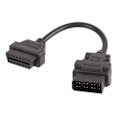 Miniatyrbillede 1 af 8: Bærbar OBD2 Kabel 14-polet til 16-polet Bilfejldiagnostisk Adapterkonverter