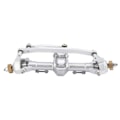 Miniatyrbilde 1 av 8: RC Metall Komplett Foraksel Akselmontering for Axial SCX24 90081 1/24 RC Bil Oppgraderingsdeler Sølv