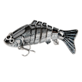 Miniatyrbild 5 av 8: Fiskebete Tåligt Imitationsplast Falskt Multi-ledad Swimbaits Långsamt Sjunkande Glidebait5#