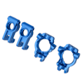 Miniatyrbillede 7 af 8: Metal Front C Hubs Spindelbærer med Bageste Navbærere til Losi Lasernut U4 1/10 RC Bil Blå