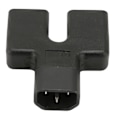 Miniatyrbilde 5 av 8: IEC320 C14 til dobbel IEC320 C21 strømadapter C14 hann til dobbel C21 hunn 1 i 2 ut strømadapter 125V-250V