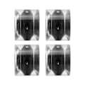 Miniatyrbillede 6 af 8: 78A 60x45 mm højelastisk skateboard flashhjul PU fyld til Longboard Cruiser Board (sort)