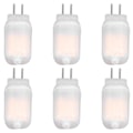 Pikkukuva 5 / 8: 6 kpl G4 LED-lamppua 12V 360° Luminesenssi 360° Lämmönpoisto Alhainen Virrankulutus Yleinen Vakiopinta Lamput 3WWarm White