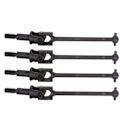 Miniatyrbilde 1 av 8: 4 stk Stål CVD drivaksel girkasse for HSP 94123/94108/94102 1/10 RC CarBlack