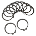 Miniatyrbillede 7 af 8: 50 STK 1,8 mm Tykkelse AC Kompressor Kobling Snap Ring Jern Passer til 508 V5 AC Kompressor Koblingsaksel