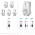 Miniatyrbilde 4 av 7: FBA Monopolys ES9939F Smart Remote Socket 2 Drag 5 White Regulations (General European Standard)