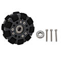 Miniatyrbillede 2 af 8: 100 mm Robot Omni Directional hjul med centerleje Robothjul udskiftning til robotbil