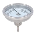 Miniatyrbillede 2 af 8: Bimetallisk termometer G1/2 304 rustfrit stål ‑15°C til 90°C 83mm diameter grilltermometer med høj nøjagtighed
