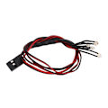 Miniatyrbillede 4 af 8: 4LED Lys 335cm RC Nat Forlygter til Axial Scx24 1/24 1/18 RC Crawler Bil Opgraderingsdele