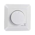 LED-dimmer, infälld dimmer för dimbara LED- och halogenlampor, 5–300 W LED-dimmer, Ph White