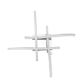 Miniatyrbillede 3 af 8: LED-loftslampe 25W Moderne buede lampe til stue Kantine Soveværelse Hvidt lys 85-265V