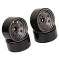 Miniatyrbilde 6 av 8: 4 stk 1.9in RC Felger Universell Passform Sterk Støtte 8 Eiker Felgsett for Axial SCX10 II SCX10 III Titanium