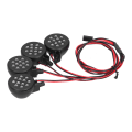 Miniatyrbild 6 av 8: 1/5 Remote Control Car 4 LED-lampor för Lotus Shape Receiver Power Light för HPI