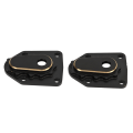 Miniatyrbilde 8 av 8: 2 STK RC styreknoke portaldeksler Messing ytre portaldrevhusdeksel for aksial 1/18 UTB18 Capra RC sporvogn svart