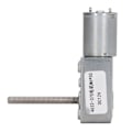 Pikkukuva 4 / 8: Matovaihde DC-moottori, itselukittuva, M6-pää, pyörivä akselin kierre, nopeuden alennus, DC-vaihdemoottori, DC12V 66RPM