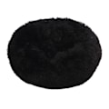 Miniatyrbillede 1 af 8: Kæledyrseng Multifunktionel Sød Rund Varmt Behagelig Blød Plys Vaskbar Katteseng Måtte til Katte Hunde Kæledyr Sort Ydre Diameter 50cm/19.7in