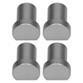 Miniatyrbilde 6 av 8: 4 stk. arbeidsbenkstoppere i tre med flere funksjoner, 20 mm diameter, ekte farge
