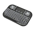 Miniatyrbild 2 av 8: Mini trådlöst Bluetooth tangentbord med stöd för pekplatta 2,4 GHz RF Multi Touch Uppladdningsbar handhållen tangentbordskontroll för PC