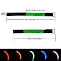 Pikkukuva 2 / 7: 2 kpl LED-ranneke USB Ladattava Heijastinnauha Säädettävä Turvavalo käsivarsinauhat ulkoiluun lenkkeilyyn juoksuun pyöräilyyn urheiluun