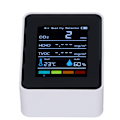 Miniatyrbillede 2 af 8: Hvid infrarød CO2-detektor Realtime-aflæsning Nøjagtig kuldioxidtemperatur Fugtighed Luftkvalitetsmonitor Meter