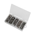 Miniatyrbilde 5 av 8: 210 stk/parti 8 form fiskesvinger med solide ringer rullende metall fiskekobling