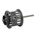 Miniatyrbild 5 av 8: Baitcasting Fiskrulle Wire Cup Aluminiumlegering Micro Line Cup Rullespole för fiske Gör-det-själv-modifierade tillbehör Svart