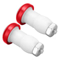 Miniatyrbilde 3 av 8: 2 stk. Sykkellykter LED Justerbare 20 Meter Synlige Styre Blinklys med Innebygde Batterier for Sykler Styre Rød