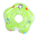 Miniatyrbillede 3 af 8: Spædbarns Halsflyder Dobbelt Luftdyse PVC Dobbelt Luftpose Lækagesikker Spædbarns Svømmehalsring til Spædbarn Grøn