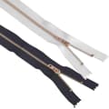 Glidelåser - 10-pakning 65 14cm (Silver + vit)