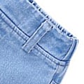 Miniatyrbilde 7 av 8: Jentesommer skjørt shorts med elastisk midje, vid ben, pustende, ensfarget, lett shorts 55,1 tommer