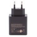 Miniatyrbilde 6 av 8: Strømadapter PD65W Vegglader 3-ports hurtiglading med kabel ladeblokk EU-plugg 100‑240V for telefon