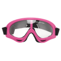 Miniatyrbilde 1 av 8: Slalåmbriller PC Transparent Linser UV-beskyttelse Vindtett Justerbart Hodebånd Snowboardbriller for Menn Kvinner Rosa Ramme
