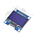 Miniatyrbild 8 av 8: 1,3 tums IIC seriell 128 x 64 OLED 12864 skärmdisplaymodul SSH1106