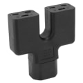 Miniatyrbillede 5 af 8: IEC320 C14 til Dual C19 Strømadapter Kobberleder PVC Shell Y Type Splitter Strømadapter 125V-250V