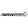 Miniatyrbilde 3 av 8: 12-i-1 Docking TypeC til Dobbel HDMI Samme Skjermvisning USB VGA PD RJ45 Dockingstasjon