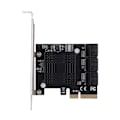 Miniatyrbillede 1 af 8: Sata Udvidelseskort Letvægts Bærbar ASM Chip 5 Tilslutningsterminaler PCB Udvidelseskort