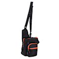 Miniatyrbillede 8 af 8: Polyester multifunktionel fiskegrej crossbody taske med justerbare skulderstropper (sort)