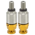 Miniatyrbillede 4 af 8: 2 stk. M5x0.8 Aluminium Legering Gaffel Luftudlufter Trykaflastningsventil Udskiftning til CRF150R CR125R CR250R CRF250R Gul
