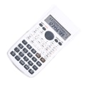 Miniatyrbillede 3 af 8: Scientific Calculator 12 cifret 240 funktioner Multifunktion stort display funktion lommeregner med glidende hårdt låg Hvid
