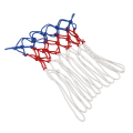 Miniatyrbilde 2 av 8: Basketballnett Profesjonelt Basketballnett Erstatning Polyester Allvær Anti-Whip Basketballnett for Trening og Kamp