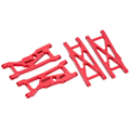 Miniatyrbillede 5 af 8: RC Aluminium For- og Baghjulsophængsarme til LOSI 22S SCT 1/10 RC Short Course Truck Opgraderingsdele Rød
