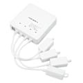 Miniatyrbilde 3 av 8: Drone Batterilader 4-veis UAV Lading Hub Tilbehør med USB-port for DJI Mini 3 Pro AU-plugg 100‑240V