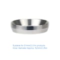 Miniatyrbillede 2 af 2: Doseringstragt anti-flyvende pulver aluminiumslegering universelle doseringsringe til husholdningskaffebar 51mm/2in rustfrit stål farve
