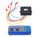 Miniatyrbilde 8 av 8: Trådløs vinsj fjernkontrollsett 434MHZ mottaker 12V 24V bryter håndsett Universal for bil lastebil ATV SUV