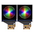 Miniatyrbillede 1 af 8: 2 stk. 1,3 tommer TFT-farveskærm med SPI-interface 240x240 IPS-skærmmodul ST7789V-drev