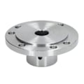 Miniatyrbilde 6 av 8: Stål dreiebenk frontplate i høymanganstål chuck frontplate 100mm for K11 100 K12 100 K72 100 22mm