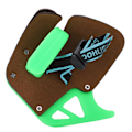 Miniatyrbillede 5 af 8: Bueskydning Finger Tab Skydetabs Dobbelt Lag Læder Tabs Beskyttelse til Recurve Bue Vert